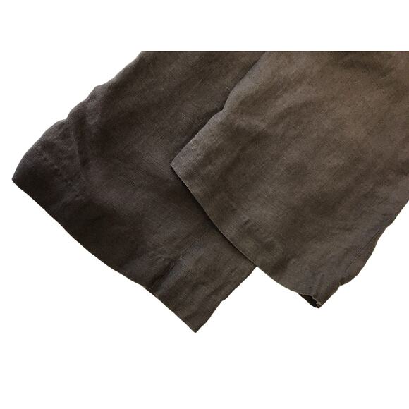 Anne Klein New York Pants Womens 4 Brown Linen Silk - Picture 9 of 9